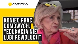 Wiceprezes Związku Nauczycielstwa Polskiego o likwidacji prac domowych: Edukacja nie lubi rewolucji