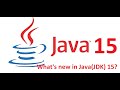 What's new in Java JDK 15 | New features of Java 15 | JavaBeam