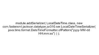 Spring Boot LocalDateTime JSON Format | Fix Date Serialization Issues