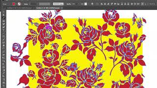 Textile design Seamless pattern, adding background color and colorways Part-2