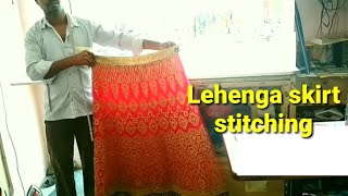 லெஹெங்கா பாவாடையின் உயரத்தை குறைப்பது எப்படி / how to reduce lehenga skirt hight / dress tailor