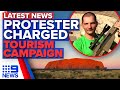 Victorian anti-lockdown protester charged, Tourism campaign in Singapore | 9 News Australia