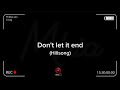 Don't let it end by Mhia | with lyrics | Hillsong | Relaxing song