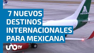 Mexicana de Aviación tendrá nuevos destinos a 5 países