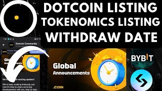 Dotcoin Listing Date Dotcoin New Update Dotcoin Airdrop Claim Dotcoin Listing Price Dotcoin withdraw