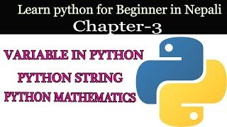 Variable in python and String [learn in nepali]