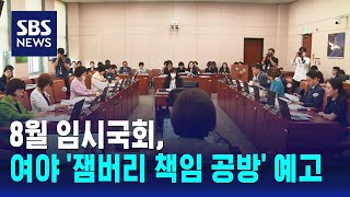 8월 임시국회, 여야 '잼버리 책임 공방' 예고 / SBS