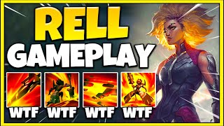 New Champion RELL is an ABSOLUTELY BROKEN Tank! MASSIVE Amounts of CC! - League of Legends