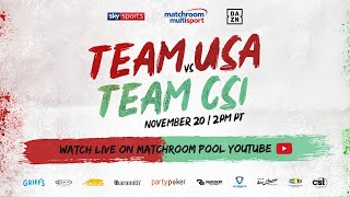 Team USA vs Team CSI 2019