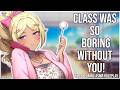 3DIO ASMR | Popular Classmate Cleans your Ears Instead of Studying📚🩷  | Valley Girl Sleep Aid