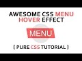 Awesome Css Menu Hover Effect - Html5 Css3 Hover Effect Tutorial - Plz SUBSCRIBE Us For Daily Videos