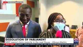 NDC cannot claim majority in the next House – Afenyo-Markin - News Desk on JoyNews (6-1-21)