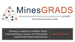 Gabriel Plummer - Kinking in Layered Crystalline Solids