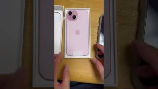 iPhone15開封動画