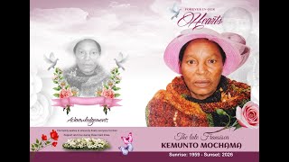 CELEBRATING THE LIFE OF FRANCISCA KEMUNTO MOCHAMA