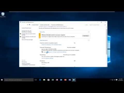 How to Run Automatic Maintenance Tool in Windows 10
