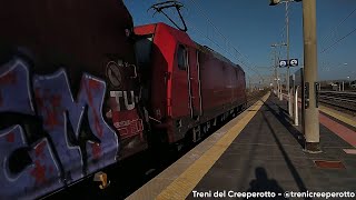 Treno Merci con TRAXX E483.101 DB in transito a Cecina (04/01/2024)