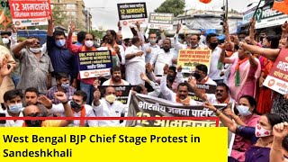 West Bengal BJP Chief Stage Protest in Sandeshkhali| Allegations Of Land Grabbing | NewsX