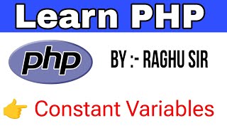Constants variables tutorial in php | Define php constants variables with live example in hindi