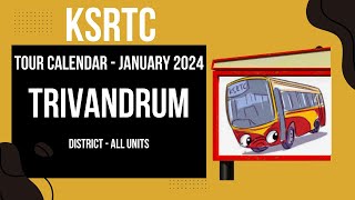 KSRTC JANUARY 2025 PACKAGES | TRIVANDRUM DISTRICT | NEDUMANGAD | NEYYATTINKARA | VENJARAMOODU