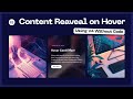 Reveal Hidden Content on Hover Using Elementor V4 (No Code)