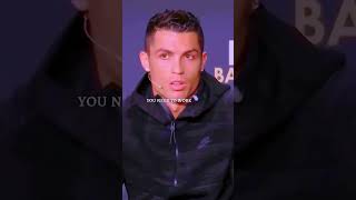 Dedication without hard work is nothing||Motivation by Cristiano Ronaldo