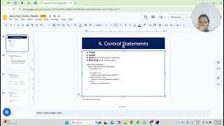 8. Java Control Statements with Coding Examples | If-Else, Switch, Loops | Beginner Part 2
