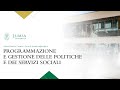 Programmazione e gestione delle politiche e dei servizi sociali - Laurea Magistrale LM-87