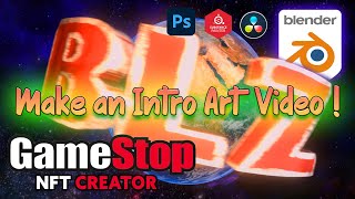 (한글자막) How To Make Art Video In 3D ? | Blender 3.3 | DaVinci Resolve | Substance Painter