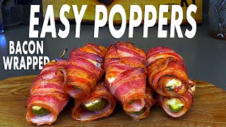 Easy Bacon Wrapped Jalapeno Poppers Made In The Oven