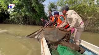 ខណ្ឌរដ្ឋបាលជលផលក្រចេះ ចាក់លែងត្រីចម្រុះជាងមួយរយគីឡូក្រាម ចូលក្នុងបឹងធម្មជាតិ