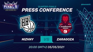 Nizhny Novgorod v Casademont Zaragoza - Press Conference | Basketball Champions League 2020/21