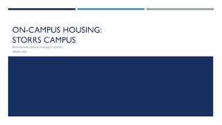 #LiveOnAndLearn: Spring 2020 UConn Campus Change Information