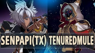 GBVS: Senpapi (TX) (Eustace) Vs Tenuredmule (Seox) | High Level Gameplay.