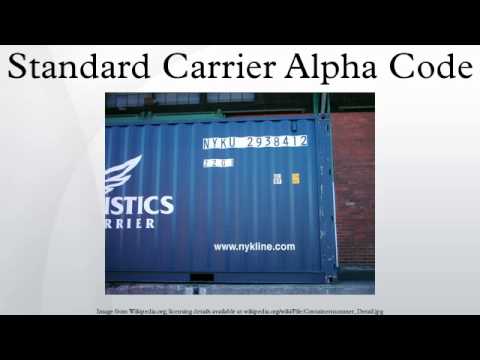 Standard Carrier Alpha Code Standard Carrier Alpha Code