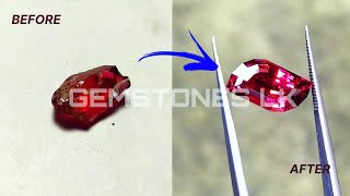 Gem Cutting Sri Lanka | Natural Garnet | Faceting and Polishing