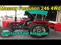 Massey Ferguson 246 4Wd Tractor With Agristar Rotavator