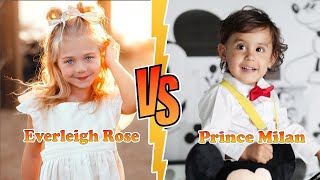 Everleigh Rose Soutas VS Prince Milan (TheRoyaltyFamily)Transformation 👑 New Stars From Baby To 2023