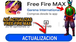 ✅COMO ACTUALIZAR Y DESCARGAR FREE FIRE MAX EN ESTE AÑO 2024
