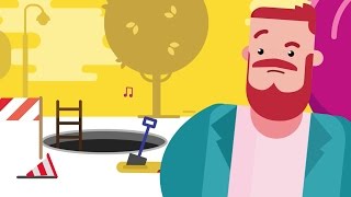 Animated explainer video | 2D animation for Aviva "Skutki niebezpiecznych wypadków" by Studio Pigeon