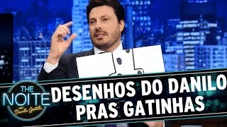 The Noite (16/10/15) - Desenhos do Danilo: Só as gatinhas