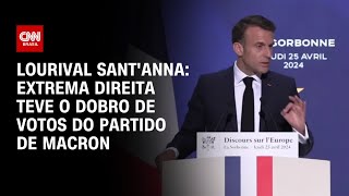 Lourival Sant'Anna: Extrema direita teve o dobro de votos do partido de Macron | AGORA CNN