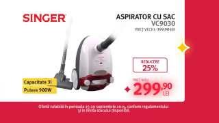 Reclamă ALTEX aspirator Singer septembrie 2015