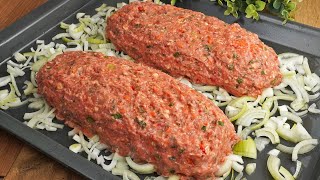 No more bread in minced meat! American recipe with minced meat instead of simple meatballs