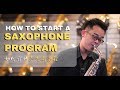 How to start a Saxophone Program at Saxophone Library