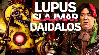 Lupus slajmar Daidalos och Flipp med RÖTT Slajm