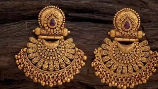 New 50+ Matte Gold Temple Earrings || south Indian jewelry || Traditional Earrings/ Indian Jewelry