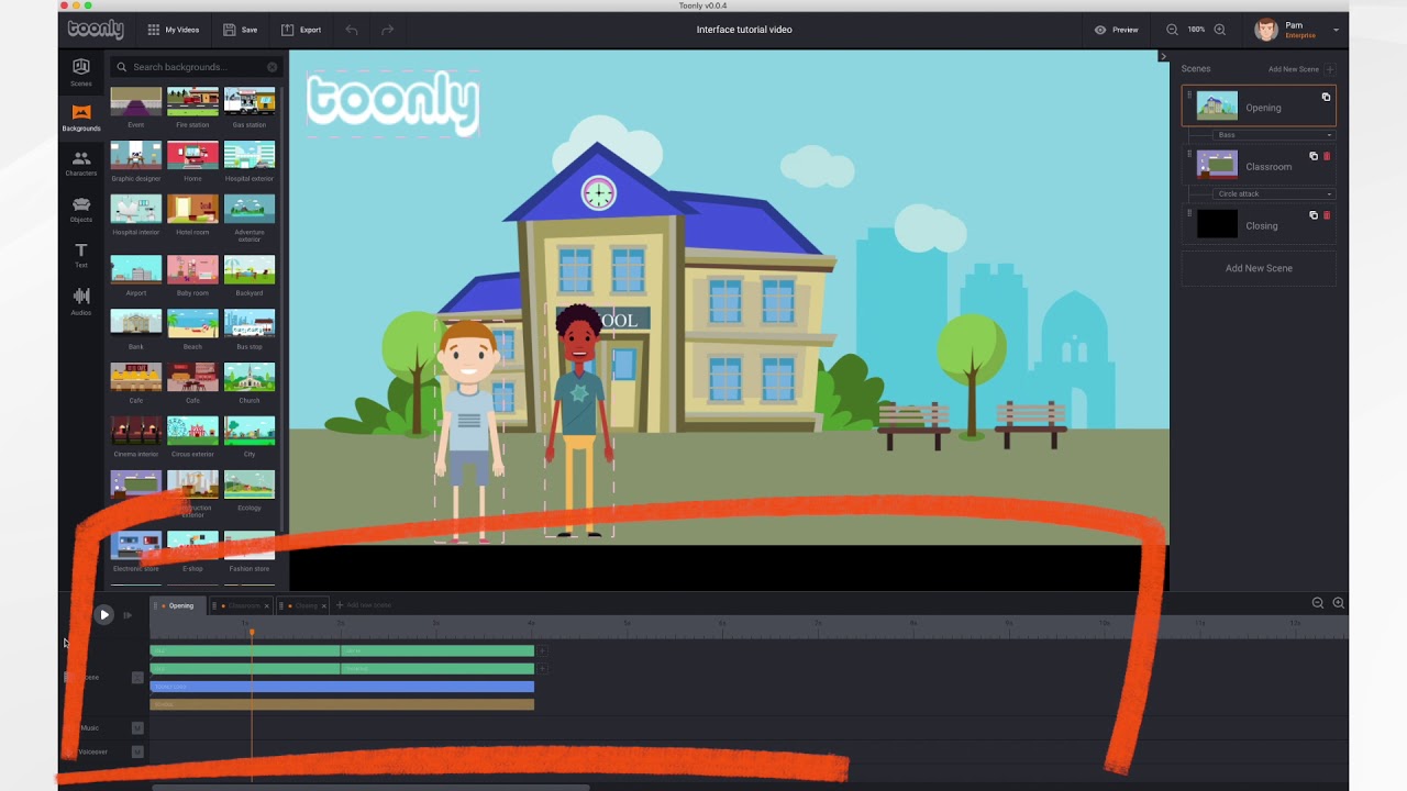 Toonly Tutorial Toonly Interface Youtube