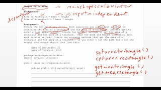 Java - Lesson #25 - Shapes Calculator Demo