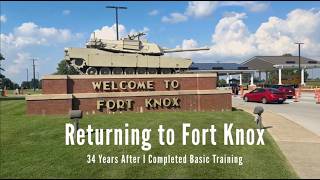 Revisiting Fort Knox Basic Training Area with Drill Sgt. Holman E-2-46 4th Platoon January-March 91